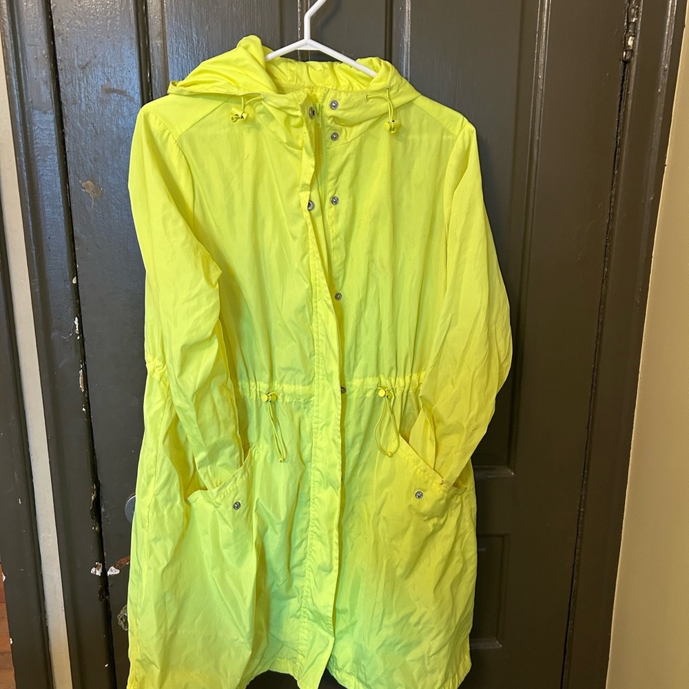 Torrid Bright Yellow Raincoat